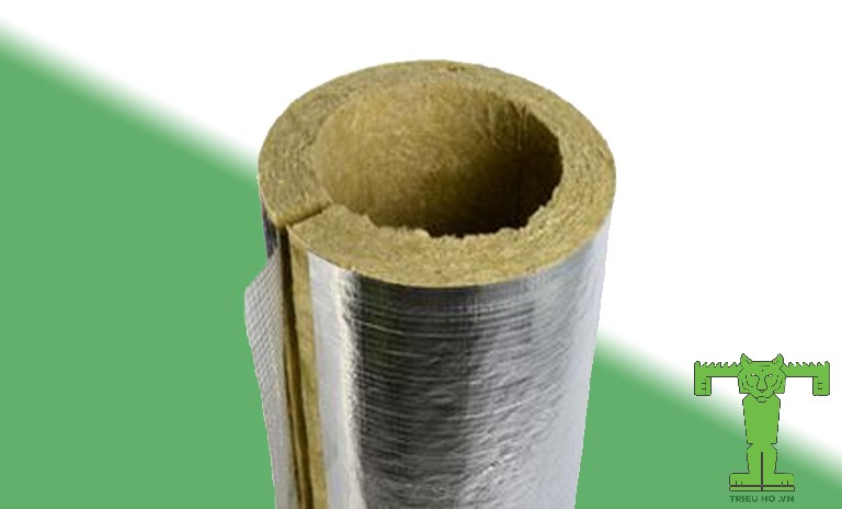 Bông khoáng rockwool ống phi 377