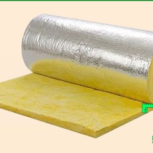 Bông thủy tinh cách nhiệt cuộn bạc 64kgm3 3